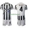 Maillot de Supporter Juventus Matthijs de Ligt 4 Domicile 2021-22 Pour Enfant